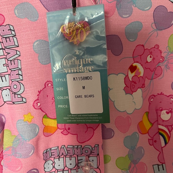 UNIQUE VINTAGE X CARE BEARS SWING DRESS - Picture 4 of 10
